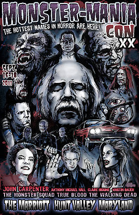 Monster-Mania Convention - A HORROR ICON RETURNS TO MONSTER-MANIA! We are THRILLED to announce that Legendary writer, director, composer JOHN CARPENTER will be returning to MONSTER-MANIA CON 39 the weekend of March