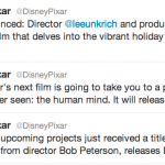 Pixar Tweets