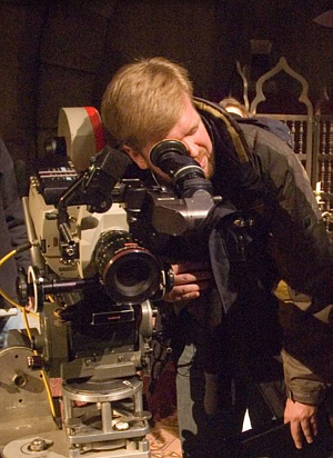 Jeff on set