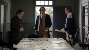 Ian Kahn as George Washington, Seth Numrich as Benjamin Tallmadge and Stephen Root as Nathaniel Sackett.