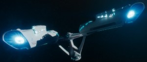 The USS Enterprise in "Star Trek Into Darkness".