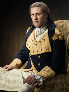 Jason O'Mara as George Washington in "Sons of Liberty".